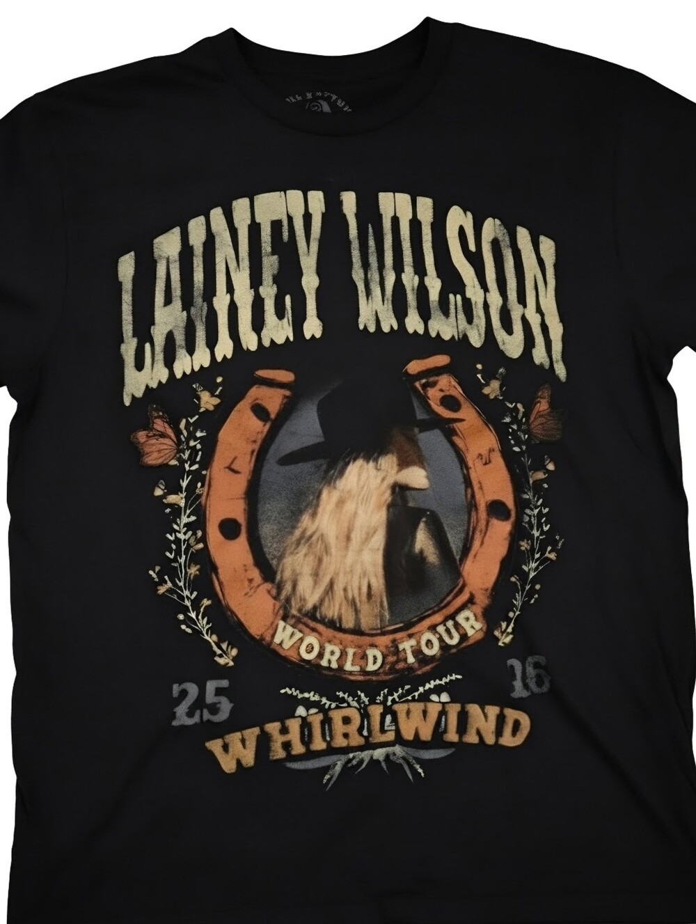 Black Lainey Wilson Graphic Short Sleeve Tee